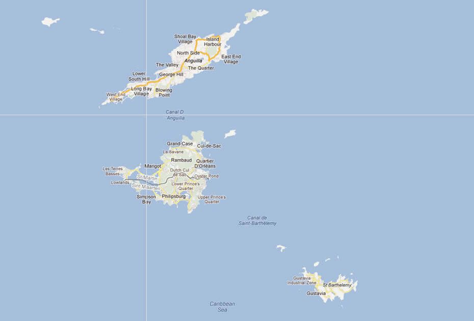 map of anguilla